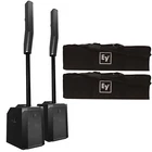 Electro-voice Evolve 50 Portable Column Systems With Subwoofers (pair) New. Price: $3598.40.