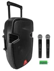 Rockville RAM12BT 12" Rechargeable Powered 600W Dj Pa Speaker, Mics, Bluetooth Open. Price: $153.13.