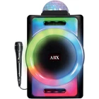 Audiobox Portable Karaoke Bluetooth Speaker With Disco Led Lights And Microphone New. Price: $39.99.