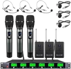 Uhf Wireless Microphone System With 3 Handheld & Lavalier Mics For Events New. Price: $331.99.
