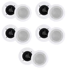 10) Rockville CC4T White 4" Commercial 70V Ceiling Speakers For Restaurant/cafe New. Price: $179.75.