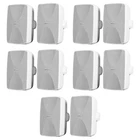 (10) Rockville WET-7020W White 70V 5.25" Commercial Indoor/outdoor Wall Speakers New. Price: $529.75.