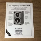 GRAM41 Magazine Advert 11X8 Harbeth HL-P3 Broadcast Monitor Used. Price: $12.07.