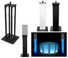 (1) Rockville Black Adjustable Totem Speaker Stand For Cerwin Vega CVA-28X New. Price: $199.95.