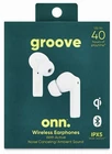 Onn. Groove Wireless Earbuds Anc/ambient Bluetooth Charging IPX5 White New. Price: $17.99.
