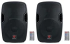(2) Rockville BPA12 12" Professional Powered 600 Watt Dj Speakers Bluetooth New. Price: $354.90.