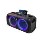Dolphin SP-2600RBT Dual 6.5" 2000W Bluetooth Party Speaker Wavesync, Led, Mic New. Price: $117.99.