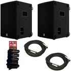 Two Yorkville EL18S 3200 Watt 18' Powered Subwoofers + Xlrs New. Price: $4999.00.