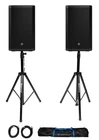 (2) Mackie 12" 1300W Powered Active Dj Pa Speakers+stands New. Price: $572.90.