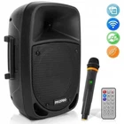 Pyle 800 Watt Bluetooth Pa Speaker, Rechargeable, W/ Wireless Mic PSBT85A New. Price: $114.99.