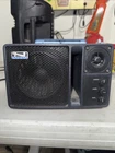 Anchor Audio AN-130 Wired Pa Speaker Black, Mic/rca Inputs, Volume/bass/treble Used. Price: $30.00.