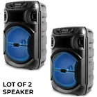 New Technical Pro 1000 Portable Led Bluetooth Party Speaker W/usb, Sold As 2. Price: $98.99.