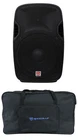 Rockville SPGN158 15" 1600 Watt Dj Pa Speakers 8-OHM+WEATHERPROOF Bag New. Price: $214.90.