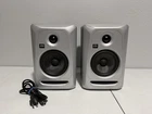 Krk Classic 5 Active Amplified Studio Monitor Pair, Wired, Silver, Rca/xlr/trs Used. Price: $225.00.
