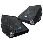Grindhouse Pair Of 15 Inch Passive Wedge Monitors - Floor Stage 800 Watts Rms New. Price: $279.99.