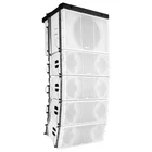 Sound Town Powered White Line Array Set 18" Sub With 4 Dual 10" Speakers & Frame New. Price: $5142.49.