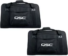 2X Qsc CP12 Tote Padded Speaker W/ Weather Resistant Heavy-duty Nylon New. Price: $239.98.