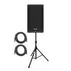 Mackie THUMP12V4 12-INCH 1400W Powered Speaker Bundle With Stand Xlr Cables New. Price: $559.99.