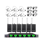 Channel Wireless Microphone System Uhf Lavalier Bodypacks Lapel 6.... Price: $254.73.