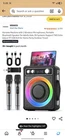Vosoco Karaoke Machine With 2 Wireless Microphones, Portable Bluetooth Speaker F. Price: $30.00.