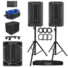Ld Systems Icoa Pro 15" Powered Speaker 2-PACK With 21" Subwoofer New. Price: $6049.95.