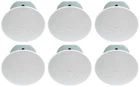 6 Rockville CC8-SUB 8" Commercial/restaurant 70V Ceiling Subwoofers+rough-in Kit New. Price: $934.70.