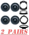Cerwin Vega 300W Speakers Front/rear For 2007-2013 Silverado Sierra Extended Cab New. Price: $138.99.
