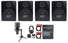 Rockville Recording Studio Bundle W/mixer+monitors+microphone+headphones+cables New. Price: $565.65.