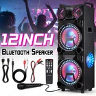 Dual 12" Rechargeable Rgb Led Party Speaker Bluetooth, Tws, Usb/tf, Fm, Remote New. Price: $253.58.
