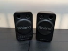 Roland Ma 8 Black Stereo Micro Monitor Speakers Used. Price: $142.49.