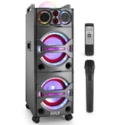 Pyle Bluetooth MP3/USB/SD Pa Speaker Karaoke System W/ Mic PSUFM1043BT New. Price: $271.99.