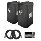 Electro-voice ZLX-8-G2-CVR Padded Covers 2-PACK With Cables New. Price: $167.40.