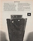 1978 Jbl Print Ad 7.5"X11" Ice Cube 6233 Amplifier Strongbox 4682 Speaker Used. Price: $6.90.