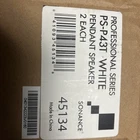 Sonance PS-P43T White Pendant Speaker (pair) New Sealed. Price: $199.00.
