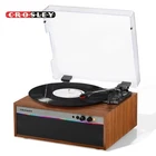 Crosley Strobe CR6048A-WA 3-SPEED Bluetooth In/out Record Player Walnut New. Price: $129.00.