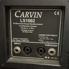 Pair Of Carvin LS1002 Loudspeaker 200W 8 Ohms Black Wired 1/4" Speakon Passive Used. Price: $150.00.