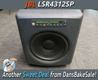 Jbl LSR4312SP Powered Linear Spatial Reference Subwoofer - Tested, Works Great! Used. Price: $1199.00.