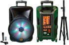 Mr DJ12BAT+ 12" Portable Bluetooth Speaker Stand New. Price: $149.99.