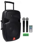 Rockville RAM15BT 15" Portable Rechargeable 800W Home Speaker W/2 Mic, Bluetooth New. Price: $274.95.