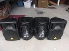 Excellent Behringer Eurolive B212D 550 Wt. 12" Woofer & Tweeter Powered Speakers Used. Price: $259.00.