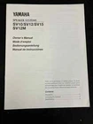 Yamaha Speaker Systems SV10/SV12/SV15/SV12M Original Owner's Manual Very. Price: $12.99.