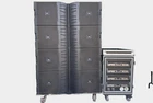 (4) Jbl VTX-V25-11 Line Array W/ Transport Cart And Crown Amp Rack (ths) Used. Price: $32755.00.