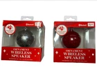 Vivitar Bluetooth Christmas Ornament Wireless Speaker Silver And Red Pick Yours New. Price: $9.09.