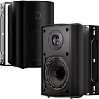 Pair Herdio 200W 4" Waterproof Wall Mount Bluetooth Indoor Outdoor Speakers Loud New. Price: $82.37.