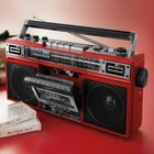 Supersonic 4-BAND Bluetooth Radio Cassette Player Red Portable Audio Free Ship New. Price: $39.99.