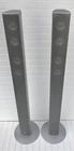 2 Canton Cd 100 Tower Speakers Grey Silver Floor Standing Center 40 Pair Used. Price: $295.00.