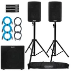 Alto Professional TX408 8" Powered Speakers Pair 12" Subwoofer Pack New. Price: $794.40.