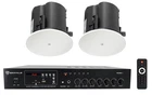 (2) Jbl Control 424C/T 4" Commercial 70V Ceiling Speakers+amp For Restaurant/bar New. Price: $525.94.