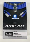 Wm -AK2 Metra Amp Kit: 8 Gauge Blue Wire With 500 Watts W/ 16' Stereo Open Box. Price: $21.56.