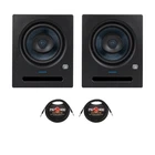 Presonus Eris Pro 8 Inch 2WAY Studio Monitor Pair 14 Trs Cables Open. Price: $570.99.